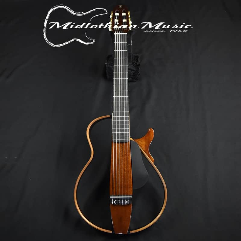 Yamaha SLG200NW Silent Guitar - Wide Nylon-String - Natural Finish w/Gig Bag image 1