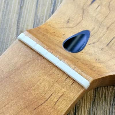 Roasted Maple Telecaster Tele Style Guitar Neck, 22 Frets, Maple Fingerboard, Reversed Head image 7