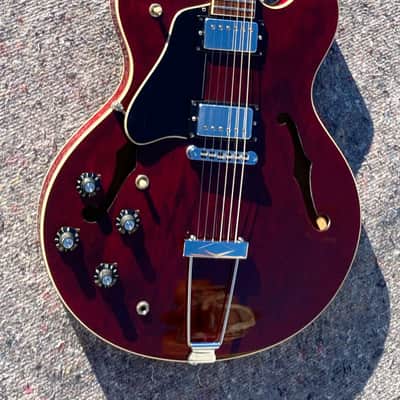 Gibson ES-335TD Lefty 1976 - Cherry/Wine Red image 1