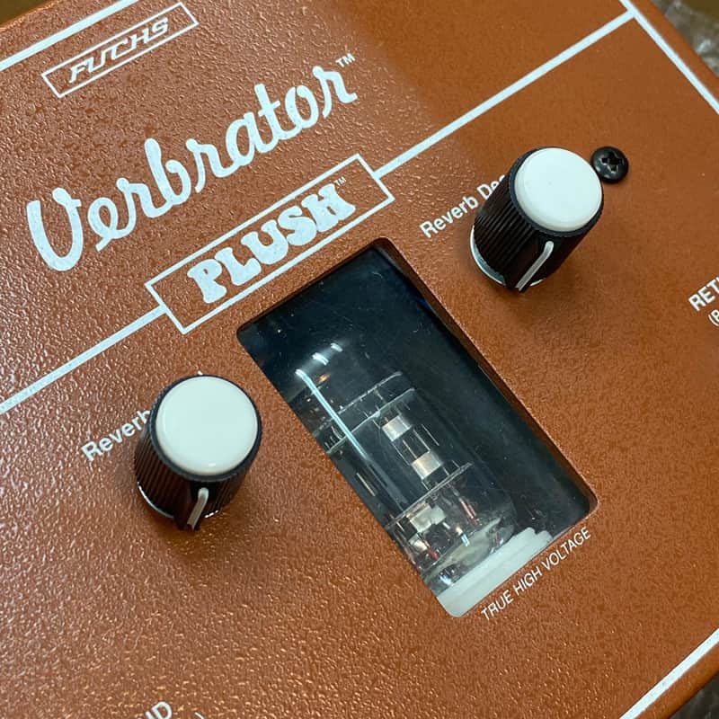 Fuchs Plush Verbrator Reverb & Tube Effects loop Parallel Series 2010s - Brown image 1