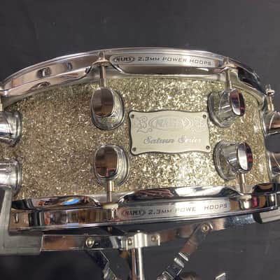 Mapex - 5x14" Saturn Series Snare Drum 2014–2015 - Silver Sparkle image 1