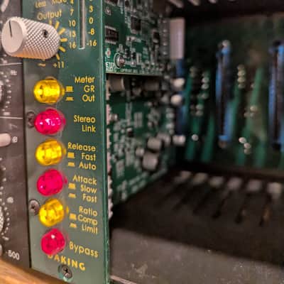 Daking Comp 500 VCA 500 Series Compressor Module 2010s - Green image 4