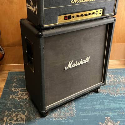 🔥 STACK MARSHALL SUPER BASS JMP VINTAGE 1974 COMPLET 🔥TÊTE 100W + CABINET 4x12 image 2