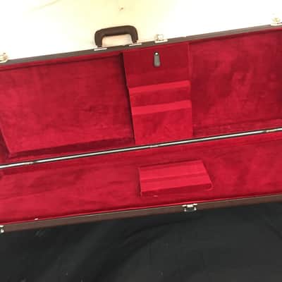 Michael Kelly Electric Bass Guitar Case - Brown Hard Shell NEW old stock NOS image 3