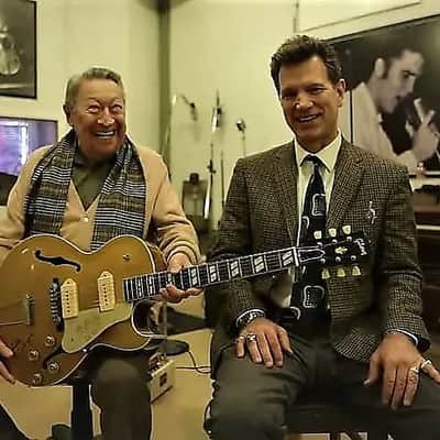 Gibson Custom Shop Memphis Scotty Moore Signature ES-295 Hand Signed, Gold Finish (25 of 81) VOS image 23