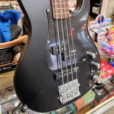 ESP LTD AP-204 - Black Satin Electric Bass Guitar image 1