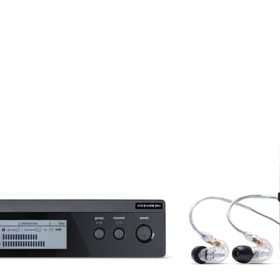 (Mint) Shure P3TRA215CL PSM 300 Wireless In-Ear Monitor System with P3RA Bodypack Receiver, and SE215-CL Earphones - J13 566-590 MHZ image 1