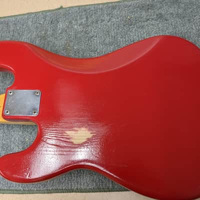 Fender Precision Bass with Rosewood Fretboard 1965 Fiesta Red image 5