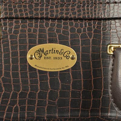 Martin 345 D-14 Hardshell Dreadnought Case Deep 2 Tone Brown Gator Skin w FAST Shipping image 1