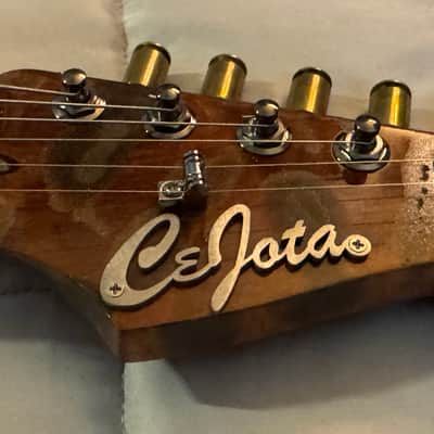 CeJota Strat-Style Electric Guitar - Military U.S. Army Green - "The Tank" image 5