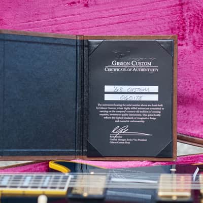 Gibson Les Paul Custom 1968 Reissue 2016 - Ebony VOS image 6