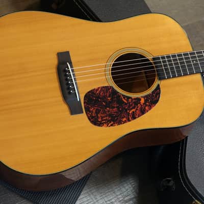 2005 Martin D-18V Vintage Series Dreadnought Acoustic Guitar Natural + OHSC image 2