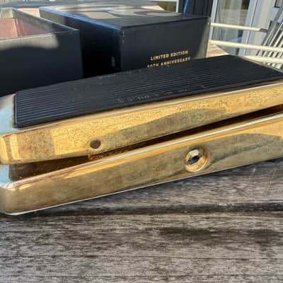 Jim Dunlop 50th Anniversary Gold Plated Cry Baby Wah image 4