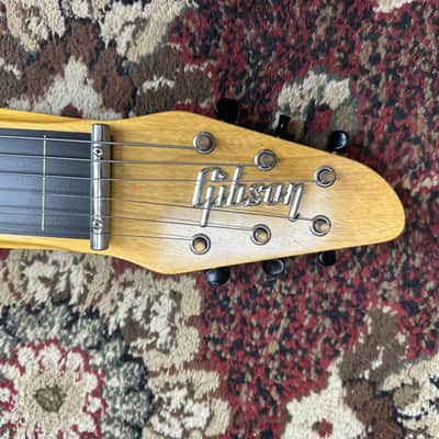 Gibson EH-500 Skylark Korina Lap Steel & Hard Case Mid 1960's w/ GA-5T Skylark Tube Amplifier image 7