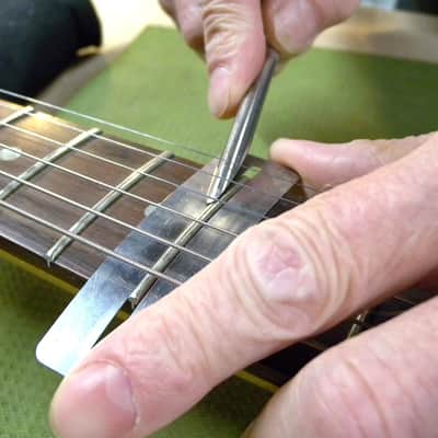 StewMac Understring Fret Dressing File, 30 Degree Angle image 3