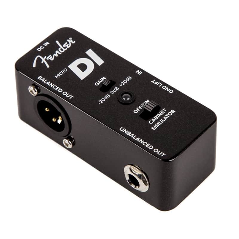 Fender MICRO DI ダイレクトボックス Fender Micro Direct Input DI Box | Reverb