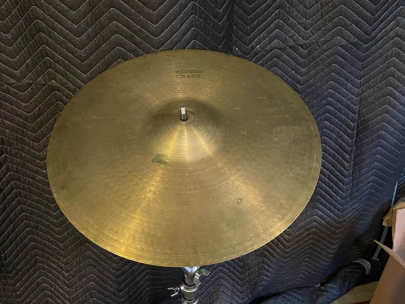 Sabian 18" AA Medium Crash Cymbal Vintage 1980's 1st Gen "Hollow Logo" B20 - 1714g image 1