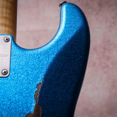 XOTIC USA XSC-1 Medium Relic California Classic "Blue Sparkle + Maple" (2019) image 19