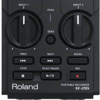 Roland R-26 Professional 6-Channel Portable Recorder XLR TRS Touchscreen USB Audio Interface R26 Music Vocals Voice Streaming image 2