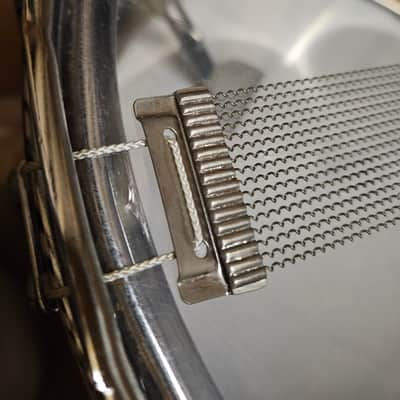 Premier Steel Snare Drum with Rare case 80s-90's - Chrome image 11