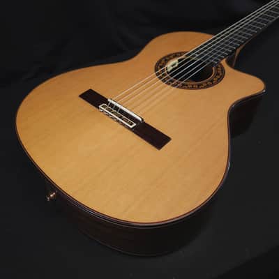 New Jose Ramirez Cedar Estudio 140 CWE Acoustic Electric Classical Nylon String Guitar w/ Logo'd Hard Case image 1