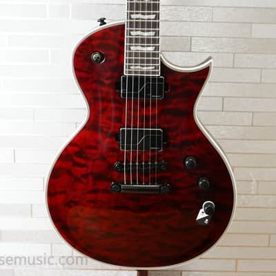 ESP LTD EC-1000 QM - See Thru Black Cherry image 1