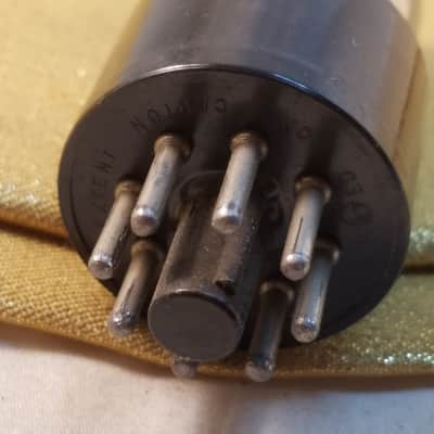 Sylvania Matched Pair (2) 6SN7GT tNOS AT1000 TESTED Vacuum Tubes T3 Tall Boy 2-hole black in-facing T plates dual triode 1949-1953 image 24