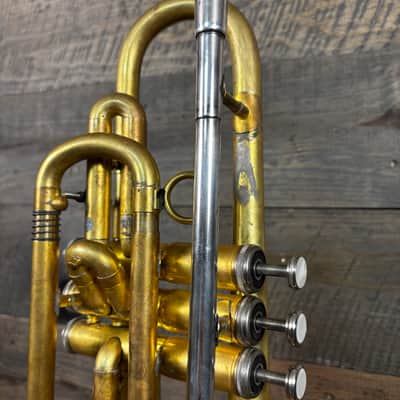 Unbranded 3-Valve Brass Soprano Bugle image 8