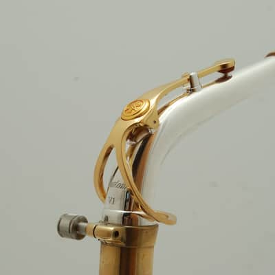 Yamaha Custom AV1S Alto Saxophone Neck, V1 Silver Plate/Gold Option image 15