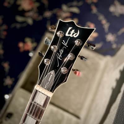 ESP LTD Hand-Signed Bill Kelliher Signature Royal Shiva Guitar - Silver Sunburst image 6
