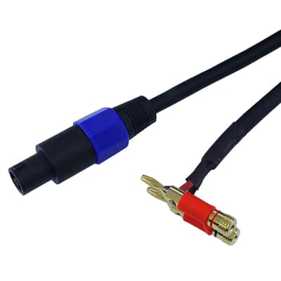 Speakon to Banana Speaker Cable 12 Gauge - 100ft image 2