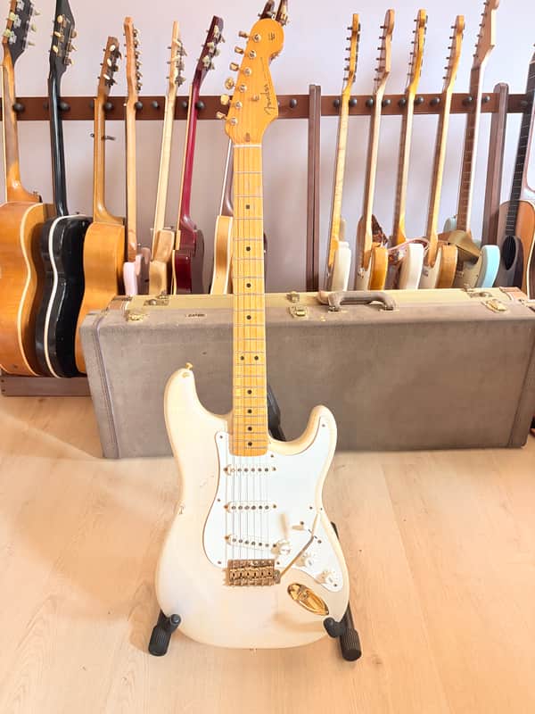 1988 Fender American Vintage '57 Stratocaster- Mary Kaye/ White Blonde image 1