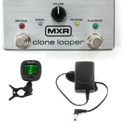 MXR M303 CLONE LOOPER GUITAR EFFECTS PEDAL 6 MINUTES RECORDING TIME ( ADAPTER & FENDER TUNER ) image 1