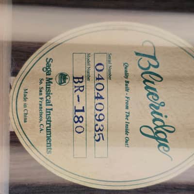 Blueridge BR-180 Acoustic Guitar 2004 – All Solid Rosewood & Spruce, Dreadnought image 6