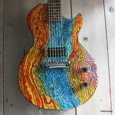 Epiphone Les Paul Junior Custom Art guitar KOREA - Custom image 2