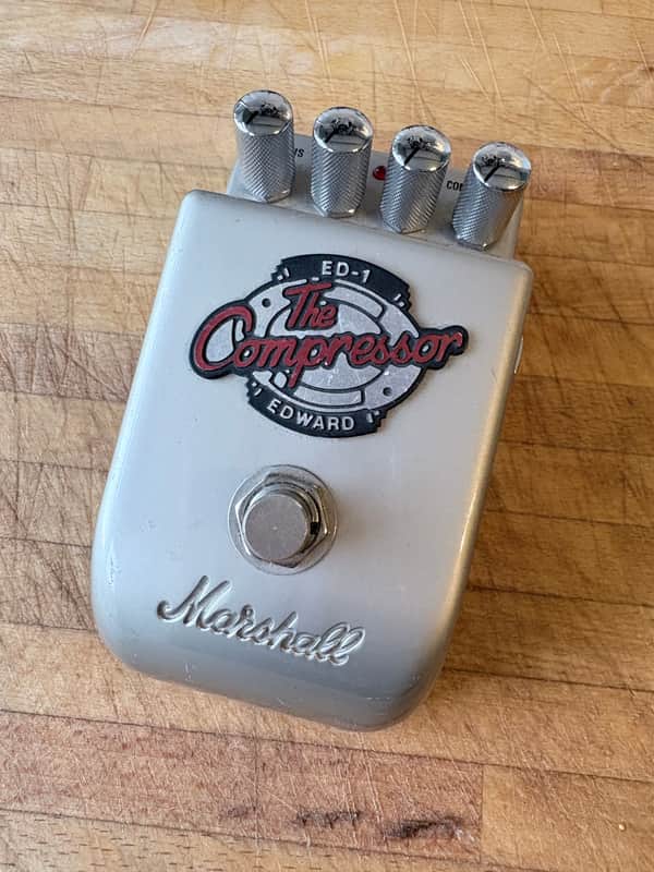 Marshall ED-1 Edward Compressor Pedal 2010s - Silver image 1