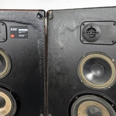Vintage JBL940 4-Way 300-Watt Stereo Tower Titanium Tweeters Tower Speakers RARE image 11