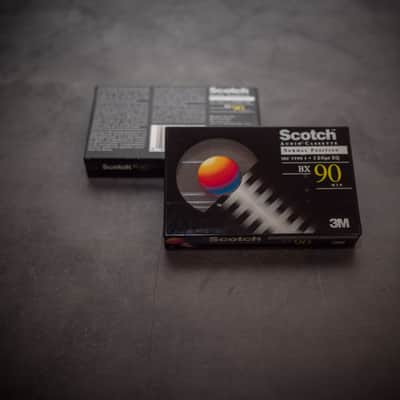 Scotch BX90 Cassettes (2) NOS 1990s - Factory Sealed image 2