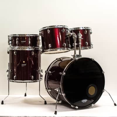 Ludwig Accent CS Combo Wine Red Drum Set 12/13/16/22/14 image 1