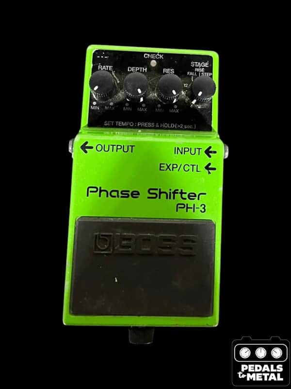 Boss PH-3 Phase Shifter (Dark Gray Label) 2000 - Present - Green - X17762 image 1