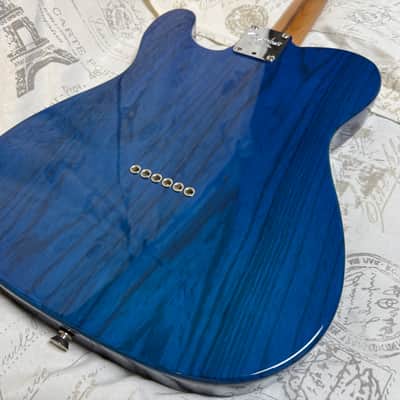 2019 Fender American Professional Telecaster Limited Roasted Neck Sapphire Blue Transparent Light Ash Body ONLY ONE ON THE ENTIRE INTERNET!! image 11