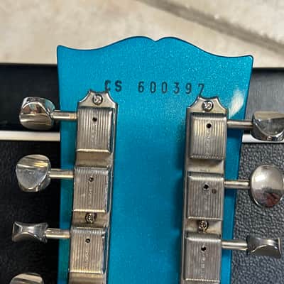2026 Gibson Custom 1965 Non-Reverse Firebird V 12-String Reissue Aqua Mist VOS image 14