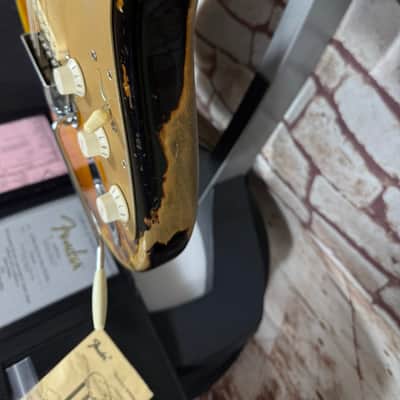 Fender Custom Shop Stratocaster LIMITED EDITION Big Head 1966 Super Heavey Relic Tri-Color-Sunburst image 6