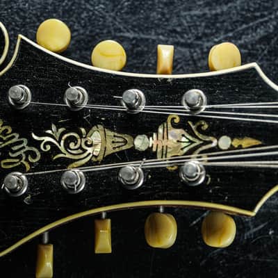 1919 Gibson F-4 refin dark mahogany sunburst image 19
