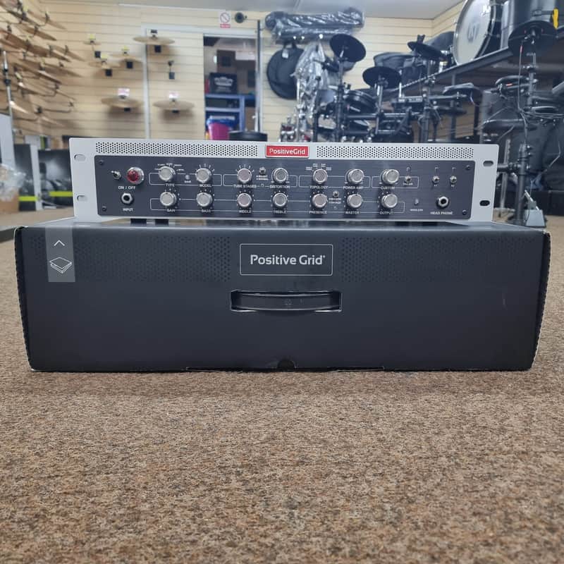 2010s Positive Grid Bias Rack Amplifier Silver