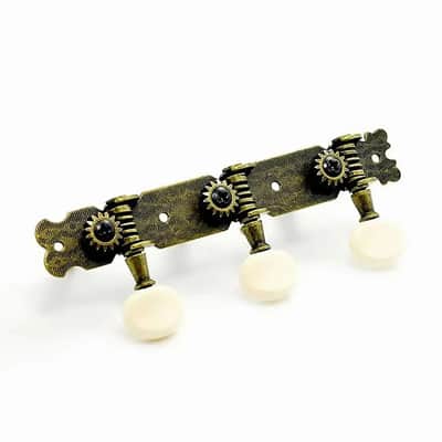 Vintage Bronze Classical Guitar 3R+3L Tuners Machine Heads Pegs image 2