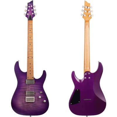 Schecter Japan SD-2-24-AS See Thru Purple | Reverb