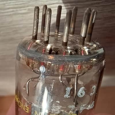 Perfect 1977 NOS NIB MULLARD Blackburn ecc83 12AX7 UK I63 EXTRA STRONG RTC label, I63 model, best preamp tube, Orange Hiwatt Marshall image 9