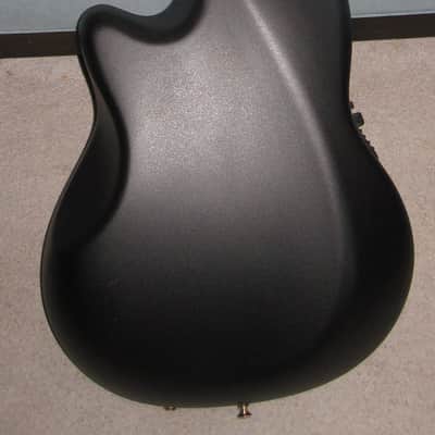 Ovation 2078-AV50-5 50th anniversary Adamas guitar elite flame maple neck 2016 Black image 2