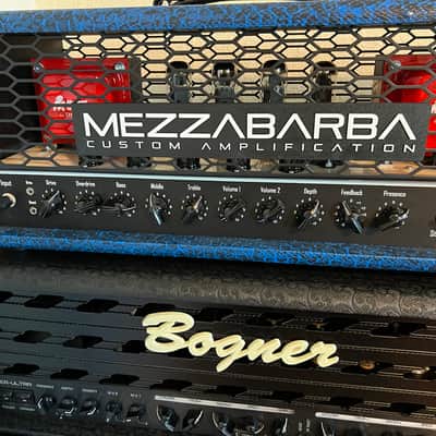 Mezzabarba MZero Overdrive Eric Steckel Signature - Blue Snakeskin image 1